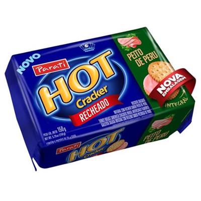 BISCOITO HOT CRACKER PARATI INT.PEITO DE PERU 150G