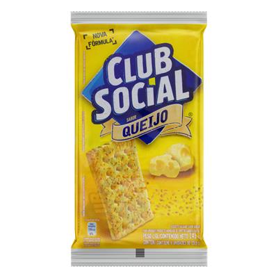 PACK BISCOITO QUEIJO CLUB SOCIAL PACOTE 141G 6UN