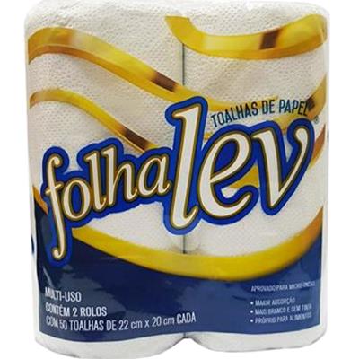 TOALHAS DE PAPEL FOLHALEV 2UN