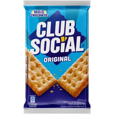 BISCOITO ORIGINAL CLUB SOCIAL 144G