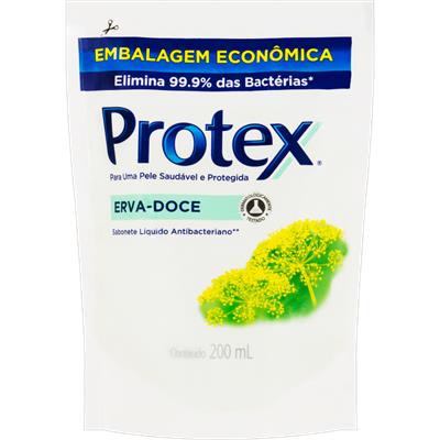 SABONETE LÍQUIDO COM ERVA-DOCE PROTEX 200ML