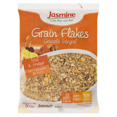 GRANOLA INTEGRAL MEL E FRUTAS JASMINE GRAIN 300G