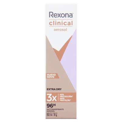 ANTITRANSPIRANTE AEROSOL DRY REXONA CLINICAL 150ML