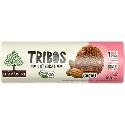 Biscoito Integral Mãe Terra Tribos Cacau 130g - Biscoito / Bolacha