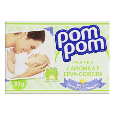 SABONETE INFANTIL EM BARRA POM POM 80G