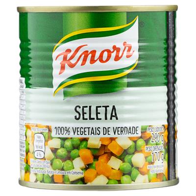 SELETA DE LEGUMES EM CONSERVA KNORR LATA 170G