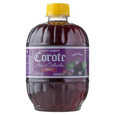 COQUETEL ALCOÓLICO DE AÇAÍ E CATUABA COROTE 500ML