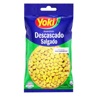AMENDOIM SALGADO DESCASCADO YOKI PACOTE 500G