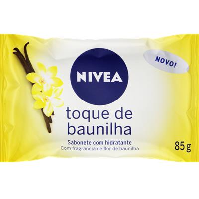 SABONETE HIDRATANTE TOQUE DE BAUNILHA NIVEA 85G