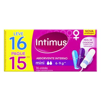 ABSORVENTE INTERNO MINI INTIMUS CAIXA