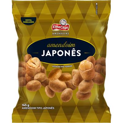 AMENDOIM TIPO JAPONÊS ASSADO ELMA CHIPS 145G