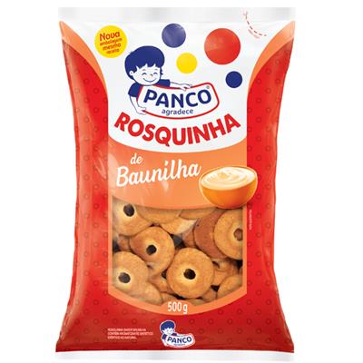 BISCOITO PANCO ROSQUINHA BAUNILHA 500G 