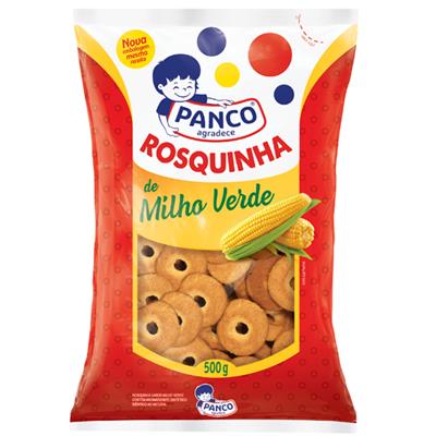 BISCOITO PANCO ROSQUINHA MILHO VERDE 500G 