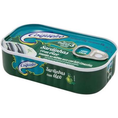 SARDINHA COM ÓLEO COMESTÍVEL COQUEIRO 125G