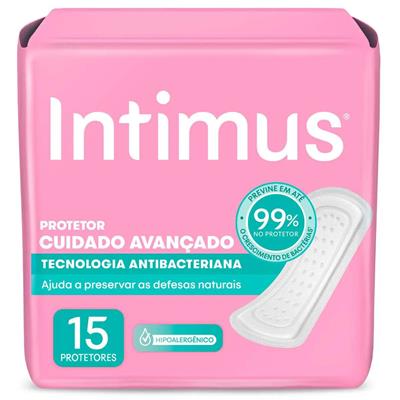 PROTETOR DIÁRIO TECNOLOGIA ANTIBACT INTIMUS 15UN