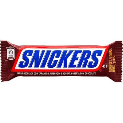 BARRA RECHEADA SABORES SORTIDOS SNICKERS 45G