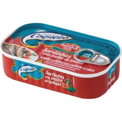 SARDINHA COM MOLHO DE TOMATE COQUEIRO 125G