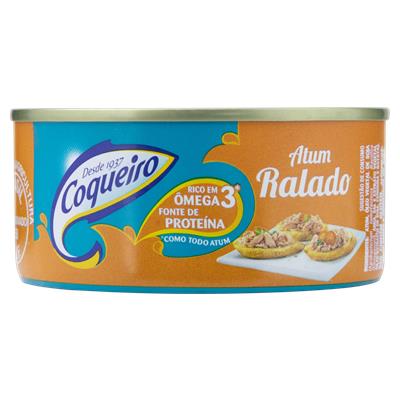 ATUM RALADO EM ÓLEO COQUEIRO LATA 120G