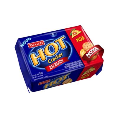 BISCOITO PARATI HOT CRACKER RECHEADO PIZZA 150G 