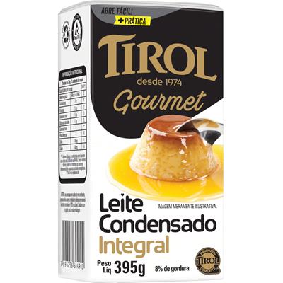 LEITE CONDENSADO INTEGRAL GOURMET TIROL 395G