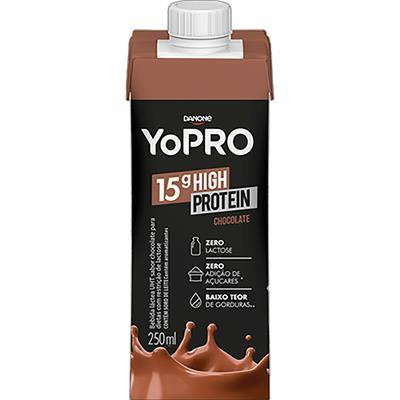 BEBIDA LÁCTEA UHT SABOR CHOCOLATE YOPRO 250ML