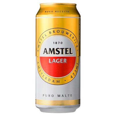 CERVEJA LAGER PURO MALTE AMSTEL 473ML