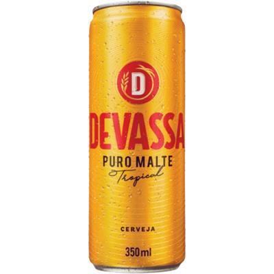 CERVEJA PURO MALTE TROPICAL DEVASSA 350ML