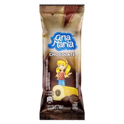 BOLO BAUNILHA RECHEIO CHOCOLATE ANA MARIA 35G