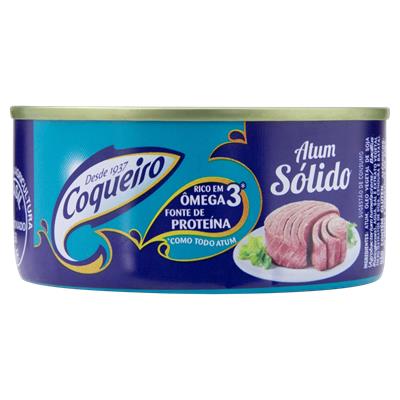 ATUM SÓLIDO EM ÓLEO COQUEIRO LATA 120G