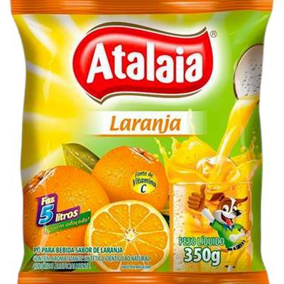 SUCO EM PÓ SABOR LARANJA ATALAIA 350G