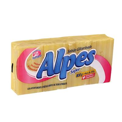 SABÃO BARRAS GLICERINADO ALPES 800G