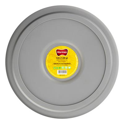 TIGELA COM TAMPA PLUS 1,5L MARINEX