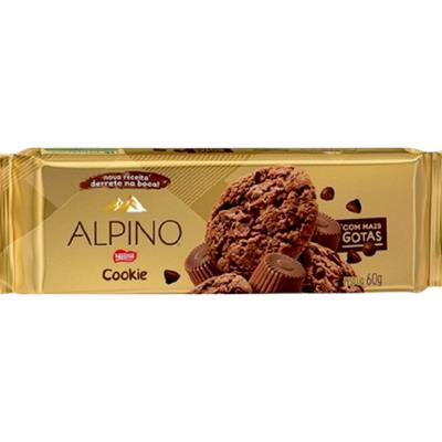 COOKIE SABOR CHOCOLATE AO LEITE ALPINO 60G