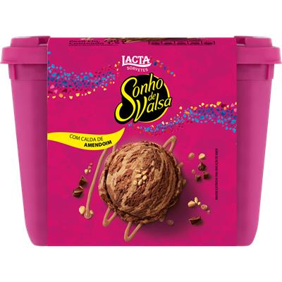 Sorvete Chocolate Laka Lacta Pote 1,5L