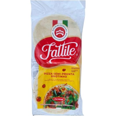 MASSA PARA PIZZA SEMI-PRONTA BROTINHO FATTILE 180G