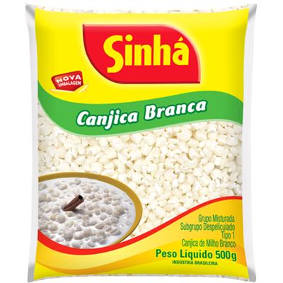 CANJICA BRANCA TIPO 1 SINHÁ 500G