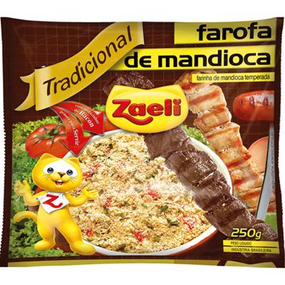 FAROFA DE MANDIOCA TRADICIONAL ZAELI 250G