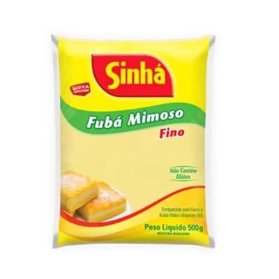 FUBÁ MIMOSO SINHÁ FINO PACOTE 500G