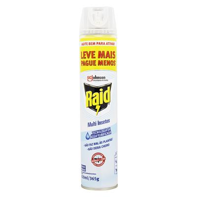 INSETICIDA AEROSSOL MULTI-INSETOS RAID 420ML