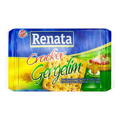 BISCOITO CRACKER COM GERGELIM RENATA 360G