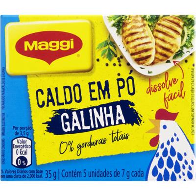 CALDO EM PÓ SABOR GALINHA MAGGI 35G