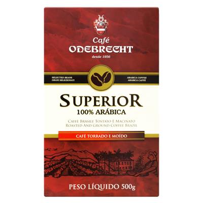 CAFÉ TORRADO E MOÍDO SUPERIOR CAFÉ ODEBRECHT 500G