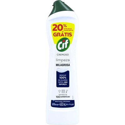 SAPONÁCEO CREMOSO MULTIUSO ORIGINAL CIF 450ML