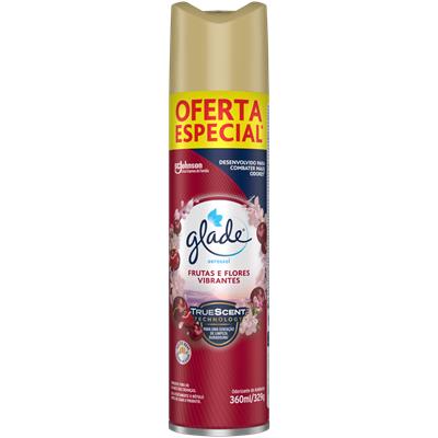 ODORIZADOR AMBIENTE FRUTAS E FLORES GLADE 360ML