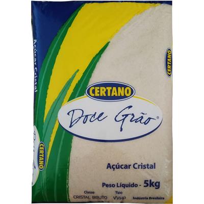 AÇUCAR CRISTAL DOCE GRÃO CERTANO 5KG