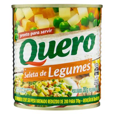 SELETA DE LEGUMES EM CONSERVA QUERO LATA 170G