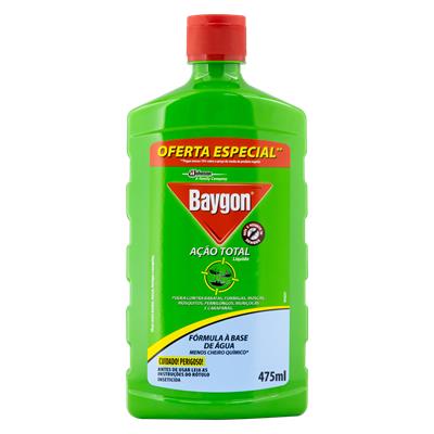 INSETICIDA LÍQUIDO AÇÃO TOTAL BAYGON SQUEEZE 475ML