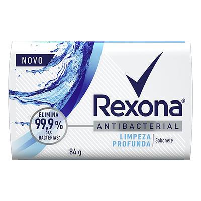 SABONETE ANTIBACTERIAL LIMPEZA PROFUNDA REXONA 84G