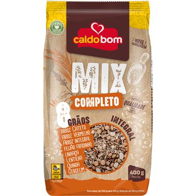 ARROZ INTEGRAL 8 GRÃOS MIX COMPLETO CALDO BOM 400G