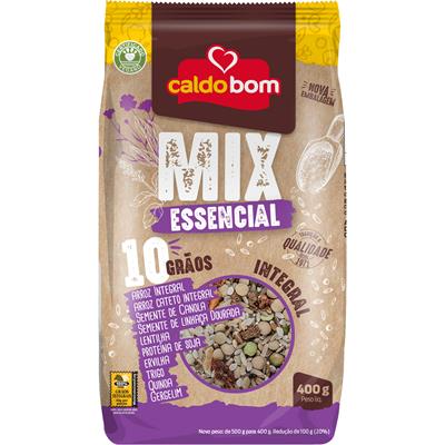 ARROZ INTEGRAL 10 GRÃOS ESSENCIAL CALDO BOM 400G